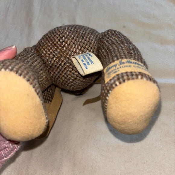 Nancy-Southerland Holmes 1983 Collectible Bear‎ Brown Plaid  Vintage Winston - Picture 8 of 9